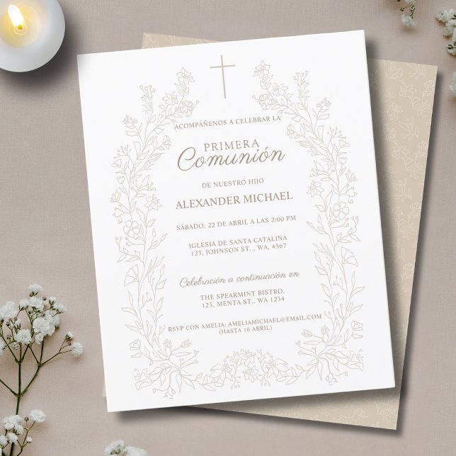 Budget First Communion Spanish Primera Comunion (Skapare uppladdad)