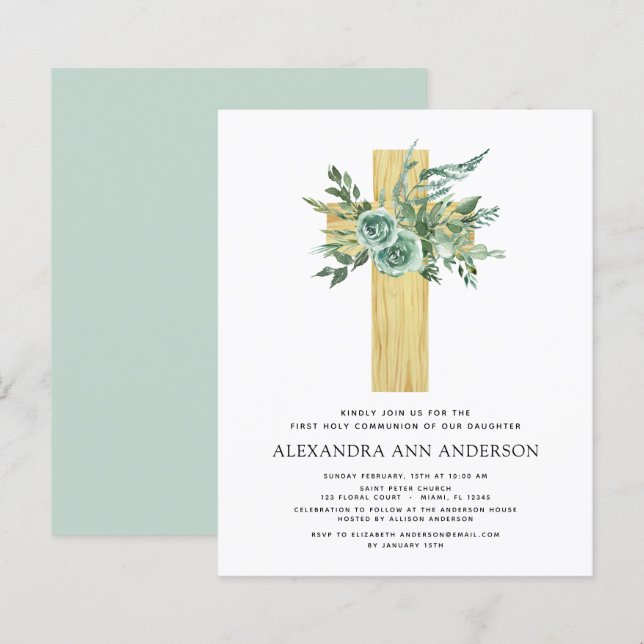 Budget First Heliga Communion Greenery Eucalyptus (Fram/baksida)