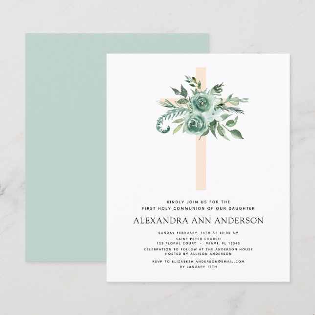 Budget First Heliga Communion Greenery Eucalyptus (Fram/baksida)