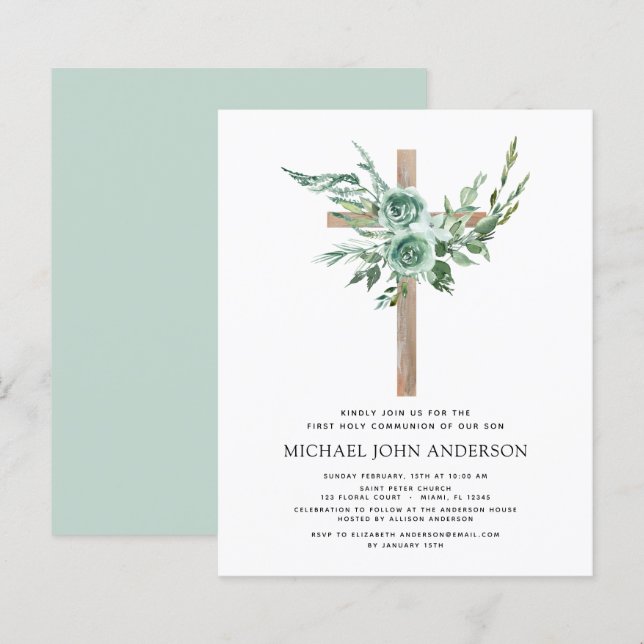 Budget First Heliga Communion Greenery Eucalyptus (Fram/baksida)