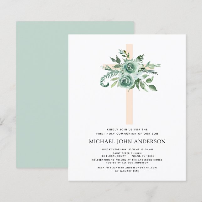 Budget First Heliga Communion Greenery Eucalyptus (Fram/baksida)