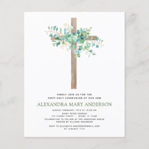 Budget First Heliga Communion Greenery Eucalyptus Flygblad
