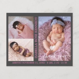 Budget Flicka Photo Collage Birth Notice