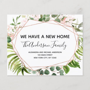 Budget Flytta Notification Eucalyptus Greenery Flygblad