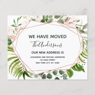 Budget Flytta Notification Eucalyptus Greenery Flygblad