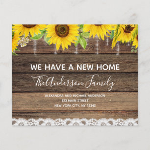 Budget Flytta Notification Rustic SolroWood Flygblad
