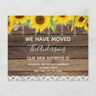 Budget Flytta Notification Rustic SolroWood Flygblad