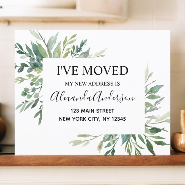 Budget Flyttmeddelande Eucalyptusgrönska (Skapare uppladdad)