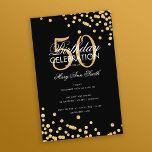 Budget födelsedag Guld Glitter confetti Black Flygblad<br><div class="desc">Elegantens "Födelsedagsfest Program"-design med Glitter-konfetti i Guld & Black med anpassningsbar.</div>
