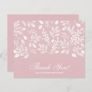 Budget Foliage White Script Dusty Ro Tack