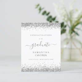 Budget för 2024 Studenten Silver Glitter
