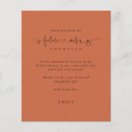 Budget för framtiden Mrs. Photo Möhippa Terracotta