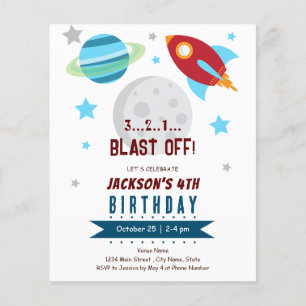 Budget för rymden 4e födelsedagen