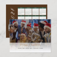 Budget Företag Foto Logotyp God Jul