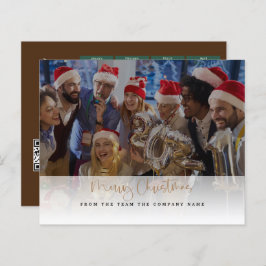 Budget Företag Foto Logotyp God Jul