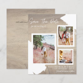 BUDGET Förlovning Photo RUSTIC SPARA DATUM