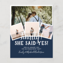 BUDGET FOTO Förlovnings Bröllop INBJUDAN KANDELSE