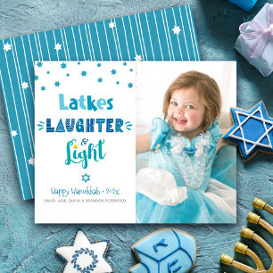Budget Foto Hanukkah Latkes Latter Ljus Kort
