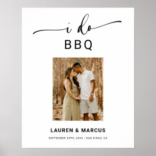 Budget Foto Jag Gör BBQ Förlovningsfest Välkomstsk Poster