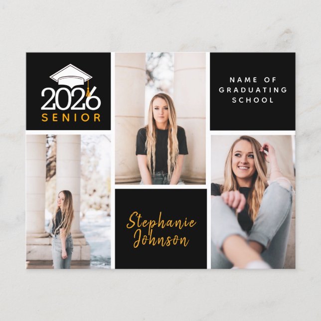 BUDGET Foto Senior-examensmeddelande (Framsida)