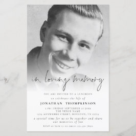 BUDGET-fotoövertäckning i Loving Memory-begravning