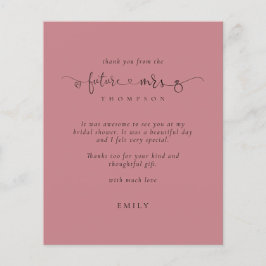 Budget Framöver, fru Photo Möhippa Rosa tack