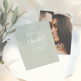 Budget Framtid Fru Sage Grön Brunch & Bubbly Foto