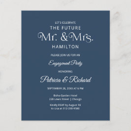 Budget Framtida inbjudan från herr och fru Förlovn