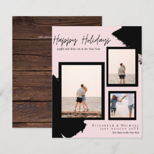 Budget Glad Jul Fotokort Abstrakt Modern