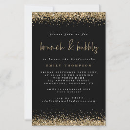 Budget Glitter Brunch Bubly Möhippa Black