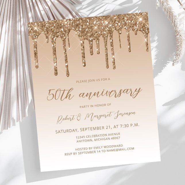 Budget Glitter Gold 50-årsjubileum Skript (Skapare uppladdad)