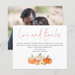 Budget Glittery Pumpkins Photo Kärlek och tack