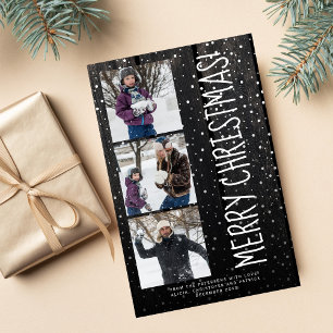 Budget God Jul 3 foto rustic Högtidskort