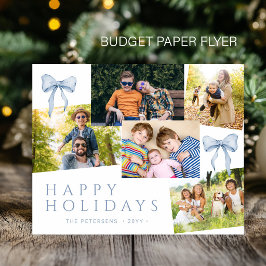 Budget God Jul 5 fotokollage julkort Flygblad