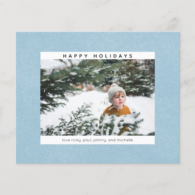 Budget God Jul Snö & Foto Flygblad (Framsidan)
