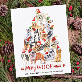 Budget God Jul Woofmas Hundälskare Julgran Hundar