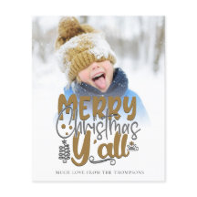 Budget God jul Y'All Photo Artsy-skript