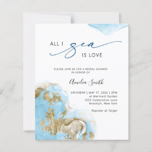Budget Gold Beach All I Sea is Love Bröllopsdusch