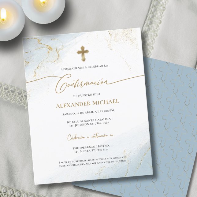 Budget Gold Cross Boy Confirmation Confirmacion  (Skapare uppladdad)