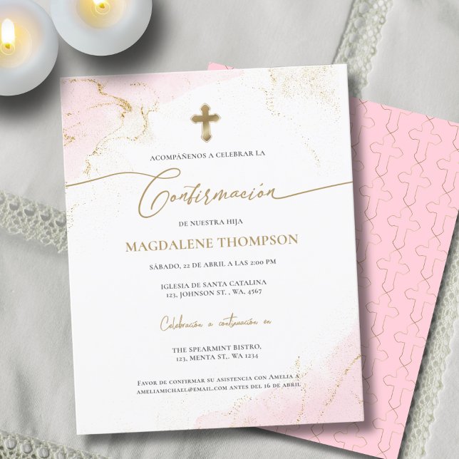 Budget Gold Cross Girl Confirmation Confirmacion (Skapare uppladdad)