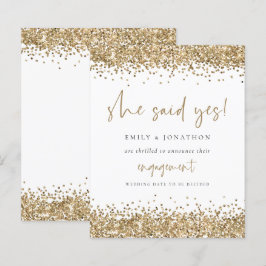 Budget Gold Glitter Hon Sa Ja Engagement