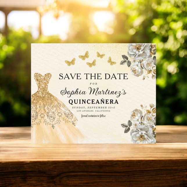 Budget Gold Spara datum Födelsedag Quinceanera (Skapare uppladdad)
