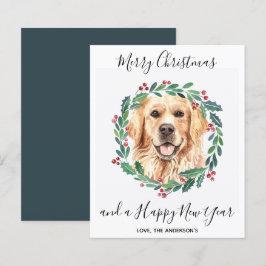 Budget Golden Retriever Hund God jul Card
