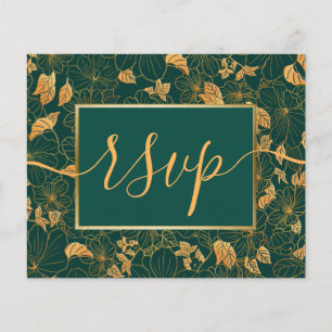 Budget Gorgous Emerald Grönt Golden Foliage OSA