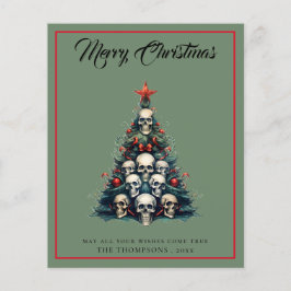 Budget Gotisk Julgran Merry Christmas-kort