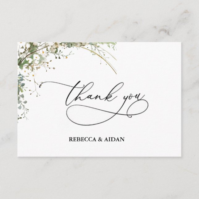 Budget green Florals Bridgerton Bridal Shower Tilläggskort (Framsida)
