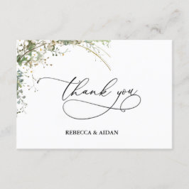 Budget green Florals Bridgerton Bridal Shower Tilläggskort