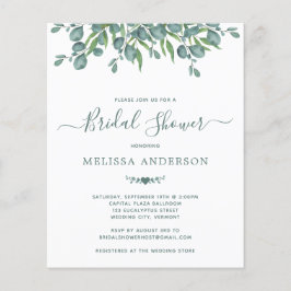 Budget Greenery Eucalyptus Möhippa Inbjudan