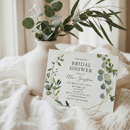 Budget Greenery Garden Möhippa Inbjudan Vykort