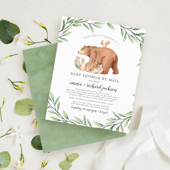 Budget Grey Forest Animy Baby Shower by Mail (Skapare uppladdad)